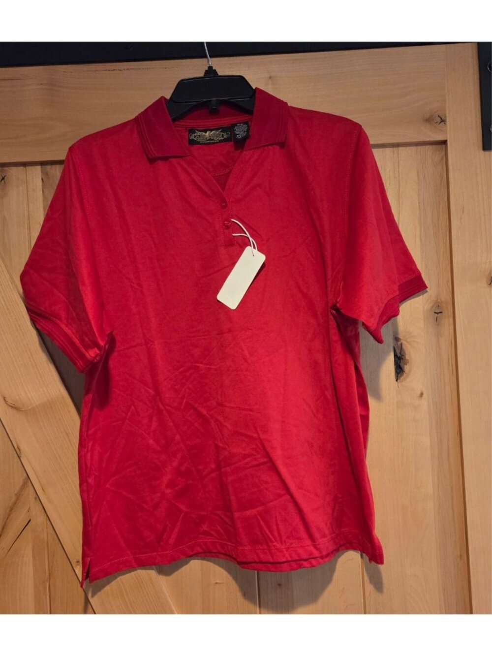 New! Eagle Dry Goods Womens Size 2XL Golf Polo Shirt Red
